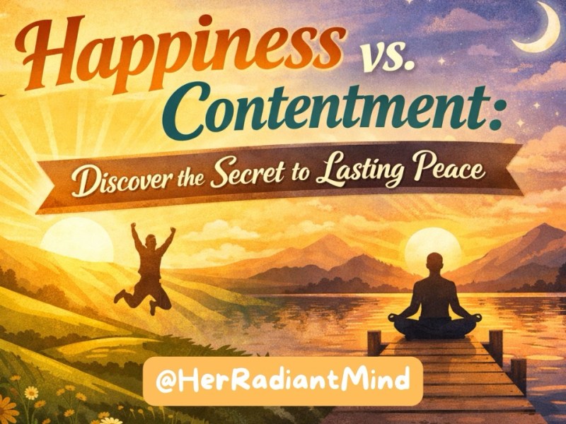 Happiness vs. Contentment: Discover the Secret to Lasting&nbsp;Peace